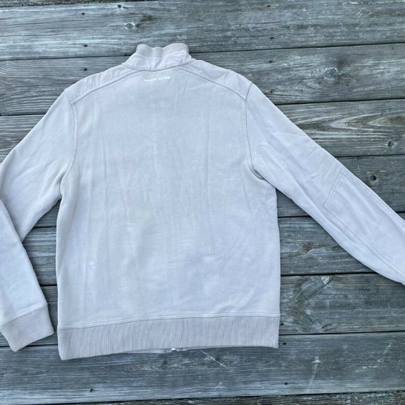 Hugo Boss Men Sweater Long Sleeve Jacket Zip Up Size XL Regular Fit Authentic - Picture 5 of 12